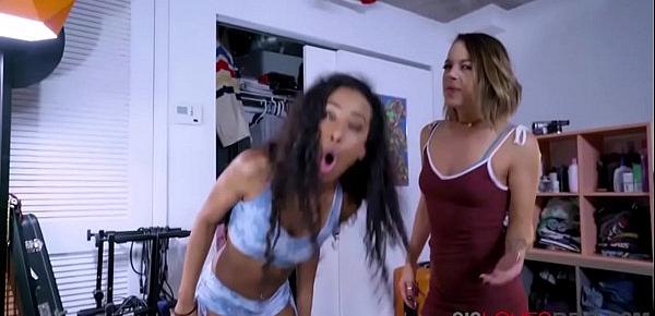  Double Trouble With Ebony GF And Sister- Demi Sutra And Evelin Stone